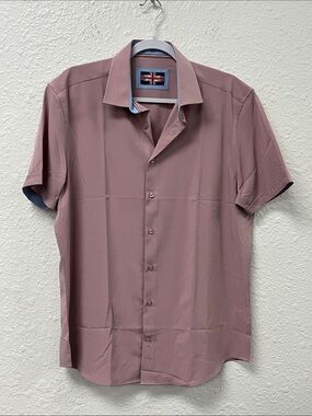 Soul Of London Mauve Button-Down Shirt for Men 
#1284